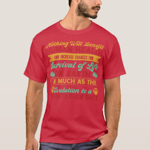 Vegetarisch dieet t-shirt