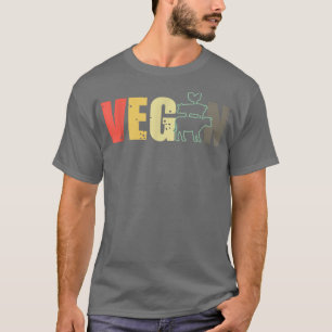 Vegetarisch Dierenvriend Vegan Foodie for Vegetabl T-shirt