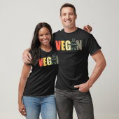 Vegetarisch Dierenvriend Vegan Foodie for Vegetabl T-shirt (Unisex)