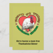 Vegetarisch diner kaart (Voorkant / Achterkant)