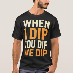 Vegetarisch dippen we hummus vegan  t-shirt