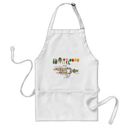 Vegetarisch DNA (Vegetarian Attitude Humor) Standaard Schort