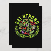Vegetarisch Eet Sterk Kaart (Voorkant / Achterkant)