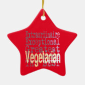 Vegetarisch extraordinaire keramisch ornament (Achterkant)