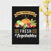 Vegetarisch Gezegde Cadeau Kaart (Gele Bloem)