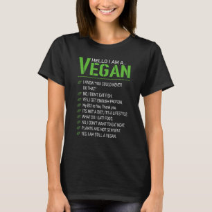 Vegetarisch Hallo ik ben een Vegan 2 T-shirt
