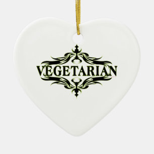 Vegetarisch Keramisch Ornament