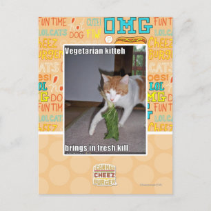 Vegetarisch keuken briefkaart