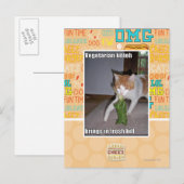 Vegetarisch keuken briefkaart (Voorkant / Achterkant)