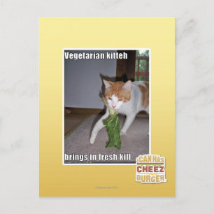 Vegetarisch keuken briefkaart