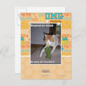 Vegetarisch keuken briefkaart (Voorkant / Achterkant)