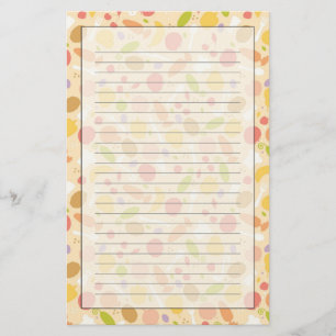 Vegetarisch kookpatroon achtergrond briefpapier