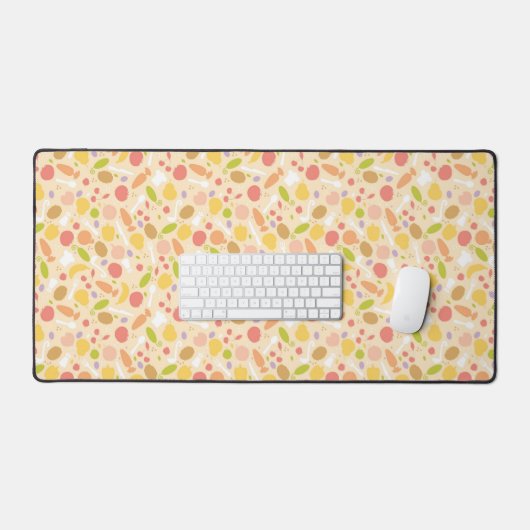 Vegetarisch kookpatroon achtergrond bureaumat (Keyboard & Muis)