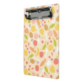 Vegetarisch kookpatroon achtergrond mini klembord (Angled2)