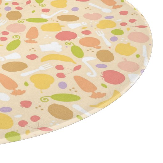 Vegetarisch kookpatroon achtergrond snijplank (Hoek)