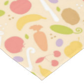 Vegetarisch kookpatroon achtergrond tafelkleed (Gekanteld)