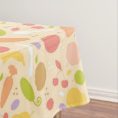 Vegetarisch kookpatroon achtergrond tafelkleed (Voorbeeld)