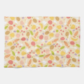 Vegetarisch kookpatroon achtergrond theedoek (Horizontaal)