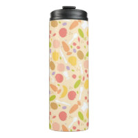 Vegetarisch kookpatroon achtergrond