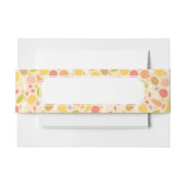 Vegetarisch kookpatroon achtergrond uitnodigingen wikkel (Voorkant Voorbeeld)