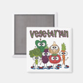 Vegetarisch Magneet (Voorkant / Achterkant)