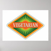 Vegetarisch Poster (Voorkant)