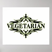 Vegetarisch Poster (Voorkant)