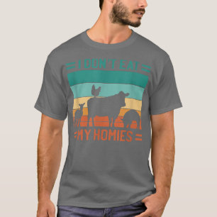 Vegetarisch protestament dat ik niet eet. t-shirt