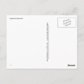 Vegetarisch restaurant ( display ) briefkaart (Achterkant)