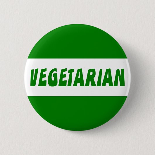 Vegetarisch Ronde Button 5,7 Cm (Voorkant)
