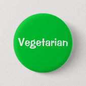 Vegetarisch Ronde Button 5,7 Cm (Voorkant)