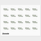 Vegetarisch Ronde Sticker (Vel)