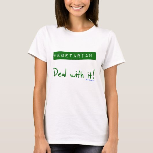 Vegetarisch T-shirt (Voorkant)