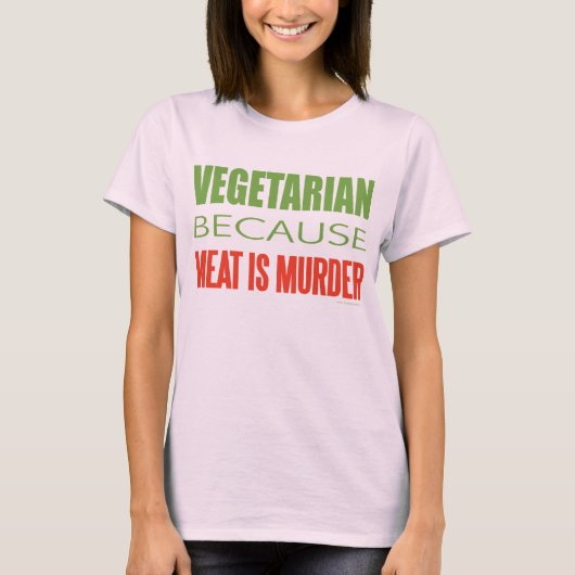 Vegetarisch T-shirt (Voorkant)