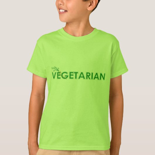 Vegetarisch T-shirt (Voorkant)