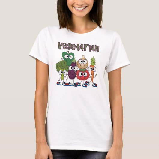 Vegetarisch T-shirt (Voorkant)