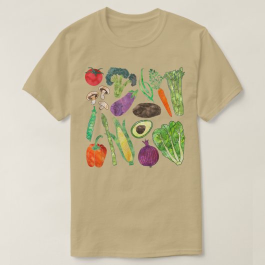 Vegetarisch T-shirt (Design voorkant)