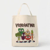 Vegetarisch Tote Bag (Voorkant)