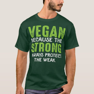 Vegetarisch vernederd Vegaans Mannen en vrouw T-shirt