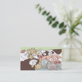 Vegetarisch Visitekaartje (Staand voorkant)