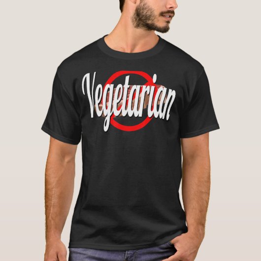 Vegetarisch vlees dat is geoogst t-shirt (Voorkant)
