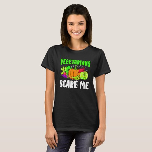 Vegetarisch voedingspatroon op basis van lifestyl  t-shirt (Voorkant volledig)
