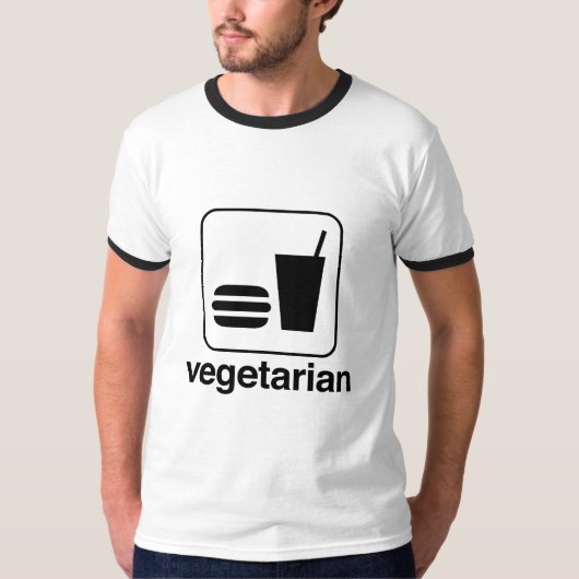 Vegetarisch voedsel t-shirt (Voorkant)