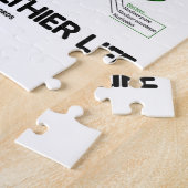 Vegetarisch voor een gezond leven (Plant cel) Legpuzzel (Zijkant)