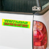 Vegetarische Bumpersticker (Op Truck)