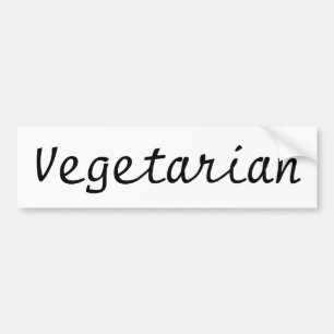 Vegetarische Bumpersticker