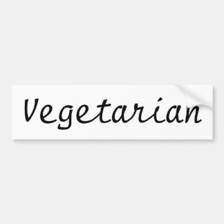 Vegetarische Bumpersticker