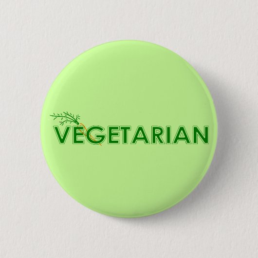Vegetarische Button (Voorkant)