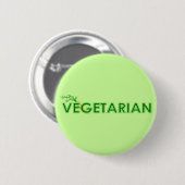 Vegetarische Button (Voorkant /achterkant)