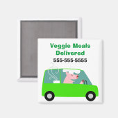 Vegetarische catering magneet (Voorkant / Achterkant)